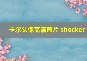 卡尔头像高清图片 shocker